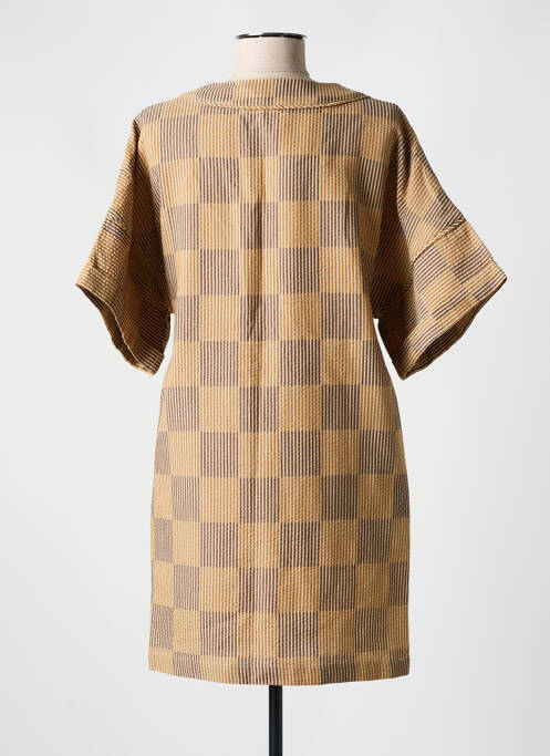 Rochie scurtă bej ORFEO femeie