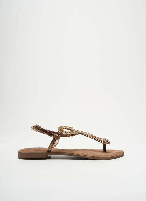 Șlapi maro SANTAFE femeie