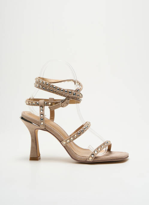 Sandale/Pantofi decupați bej ALMA EN PENA femeie