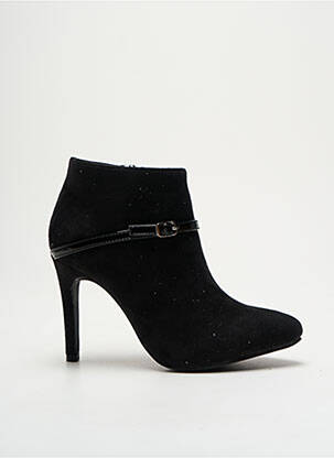 Botine/ghete vârf ascuțit toc de 7 la 9 cm negru MARIAMARE femeie