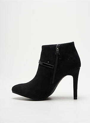 Botine/ghete vârf ascuțit toc de 7 la 9 cm negru MARIAMARE femeie