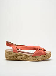Espadrile vârf deschis toc de 4 la 6 cm portocaliu GAIMO femeie