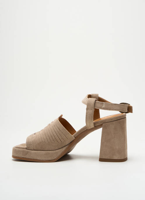 Sandale/Pantofi decupați bej ALPE femeie