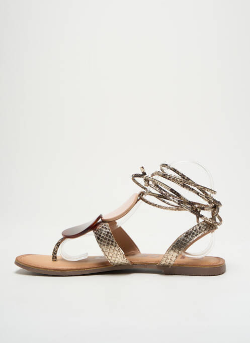 Șlapi auriu GIOSEPPO femeie