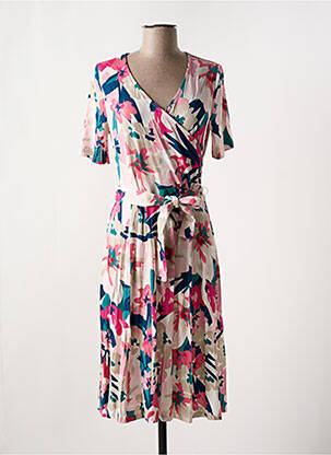 Rochie midi roz FRANK WALDER femeie