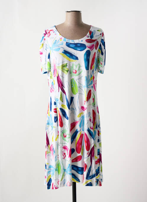 Rochie midi alb DOLCEZZA femeie