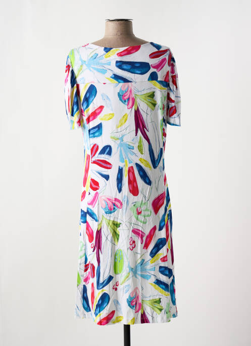 Rochie midi alb DOLCEZZA femeie