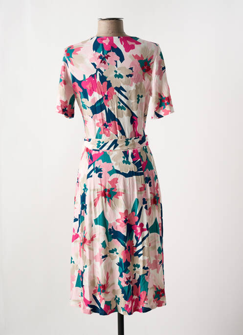 Rochie midi roz FRANK WALDER femeie