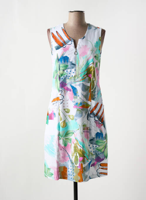 Rochie midi alb DOLCEZZA femeie