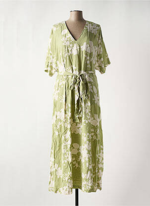 Rochie scurtă mâneci scurte mâneci scurte verde ESCORPION femeie