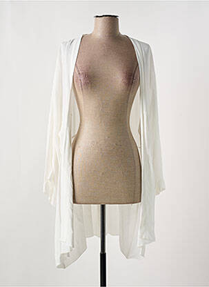 Vestă cu mâneci lungi alb LA FEE MARABOUTEE femeie