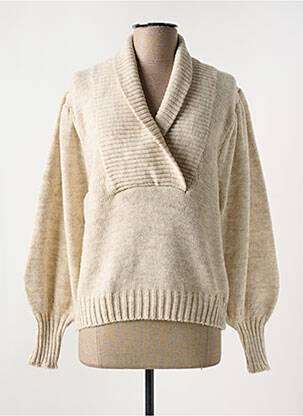 Pulover bej LOLA ESPELETA femeie