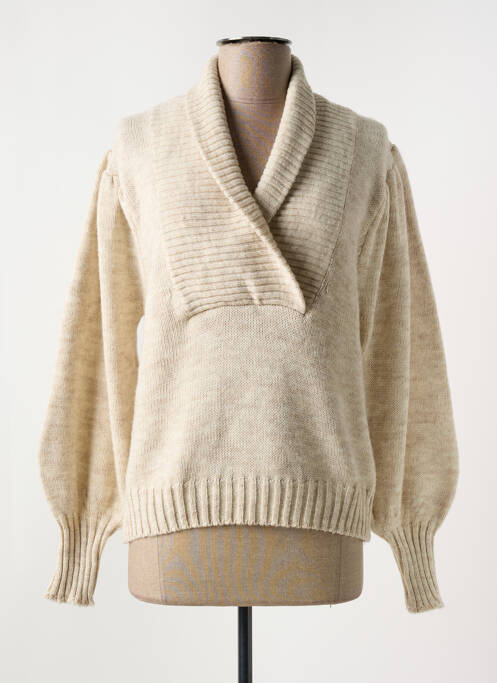 Pulover bej LOLA ESPELETA femeie