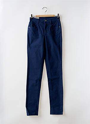 Pantalon slim albastru LOLA ESPELETA femeie