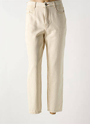 Blugi cu croială dreaptă bej LOLA ESPELETA femeie