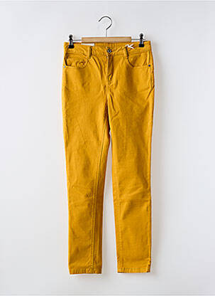 Pantalon slim galben LOLA ESPELETA femeie