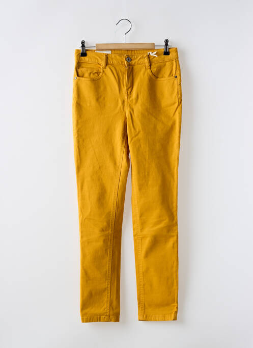 Pantalon slim galben LOLA ESPELETA femeie