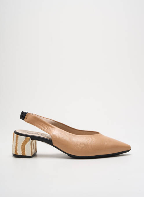 Sandale/Pantofi decupați bej GADEA femeie