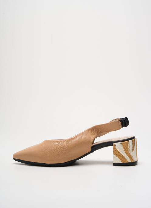 Sandale/Pantofi decupați bej GADEA femeie