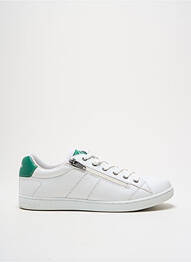 Adidași închidere cu fermoar și șireturi vârf rotund alb PALLADIUM homme