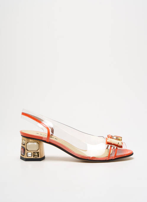 Sandale/Pantofi decupați portocaliu AZUREE femeie