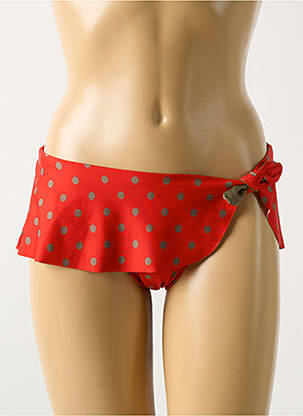 Chiloți de baie roșu ANTIGEL femeie