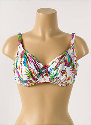 Sutien de costum de baie alb ANTIGEL femeie