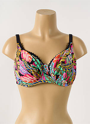 Sutien de costum de baie negru ANTIGEL femeie