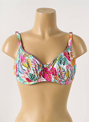 Sutien de costum de baie alb ANTIGEL femeie