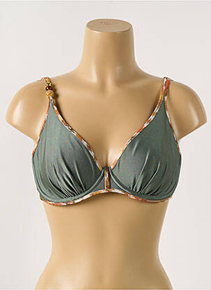 Sutien de costum de baie elasticitate sutien cupe întregi cu decolteu înalt verde MARIE JO femeie