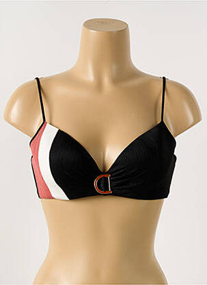 Sutien de costum de baie elasticitate top sutien modelat negru LISE CHARMEL femeie