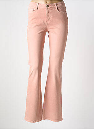 Blugi cu croială evazată roz SUMMUM femeie