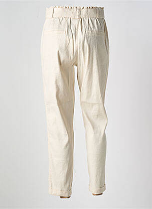Pantalon 7/8 talie elastică mărime normală bej SUMMUM femeie