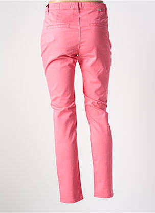 Pantalon chino talie joasă talie joasă roz HAPPY femeie