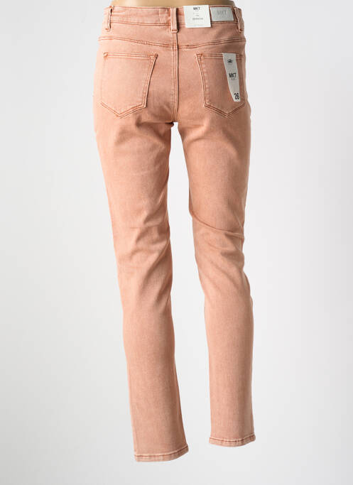 Blugi cu croială slim elasticitate mărime normală portocaliu MKT STUDIO femme