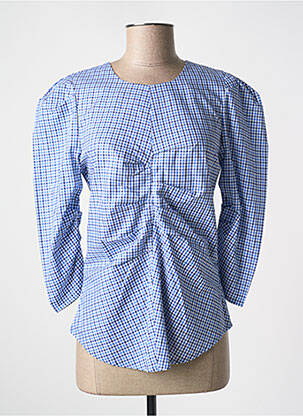 Bluză albastru SANFASON femeie