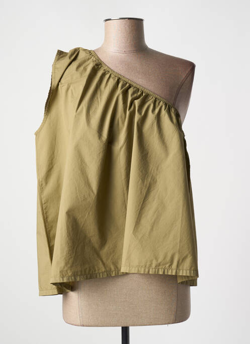 Top bej DROLATIC femeie