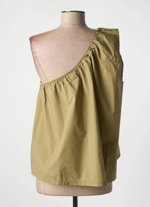 Top bej DROLATIC femeie