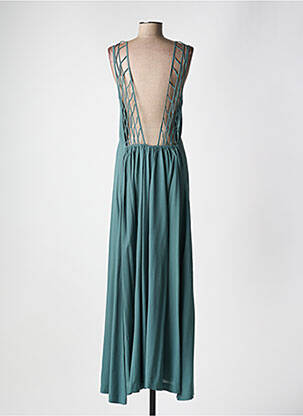 Rochie lungă fără mâneci fără mâneci verde KARMA KOMA femeie