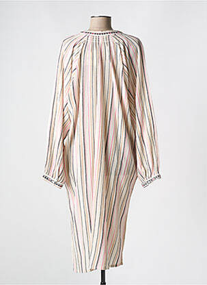 Rochie lungă mâneci lungi mâneci lungi bej MKT STUDIO femeie