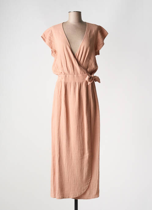 Rochie lungă roz DROLATIC femeie