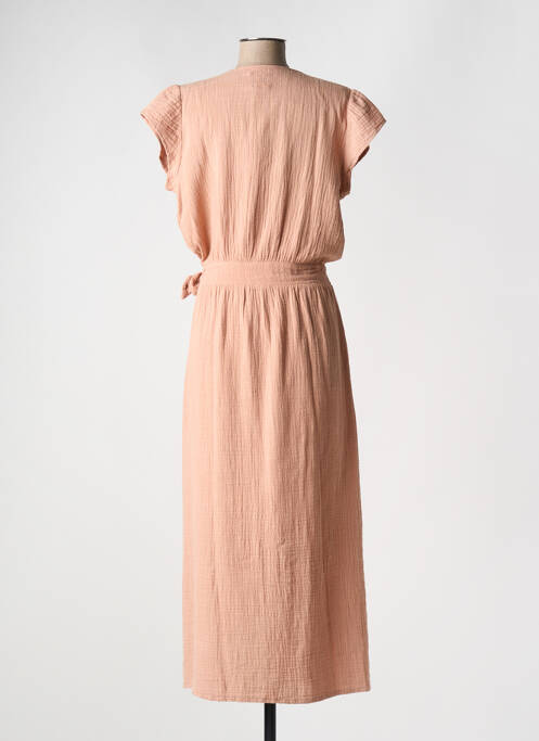 Rochie lungă roz DROLATIC femeie