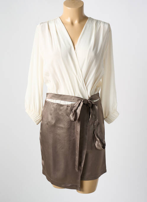 Salopetă scurtă bej SANFASON femeie