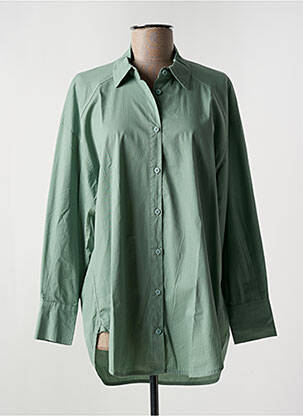 Tunică mâneci lungi verde JEFF femeie