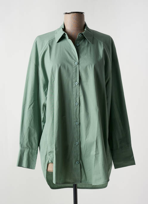 Tunică mâneci lungi verde JEFF femeie