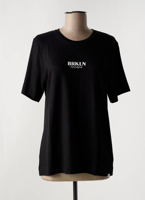 Tricou negru PENN & INK N.Y femeie
