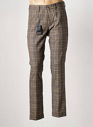 Pantalon slim maro HAFNIUM bărbat