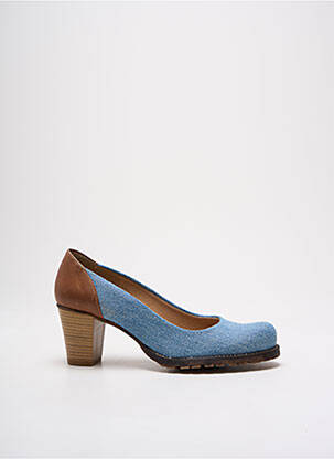 Pantofi cu toc albastru MTNG femeie