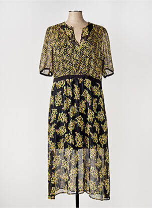 Rochie lungă galben ELORA femeie