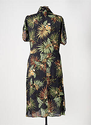 Rochie midi mâneci scurte mâneci scurte verde ELORA femeie